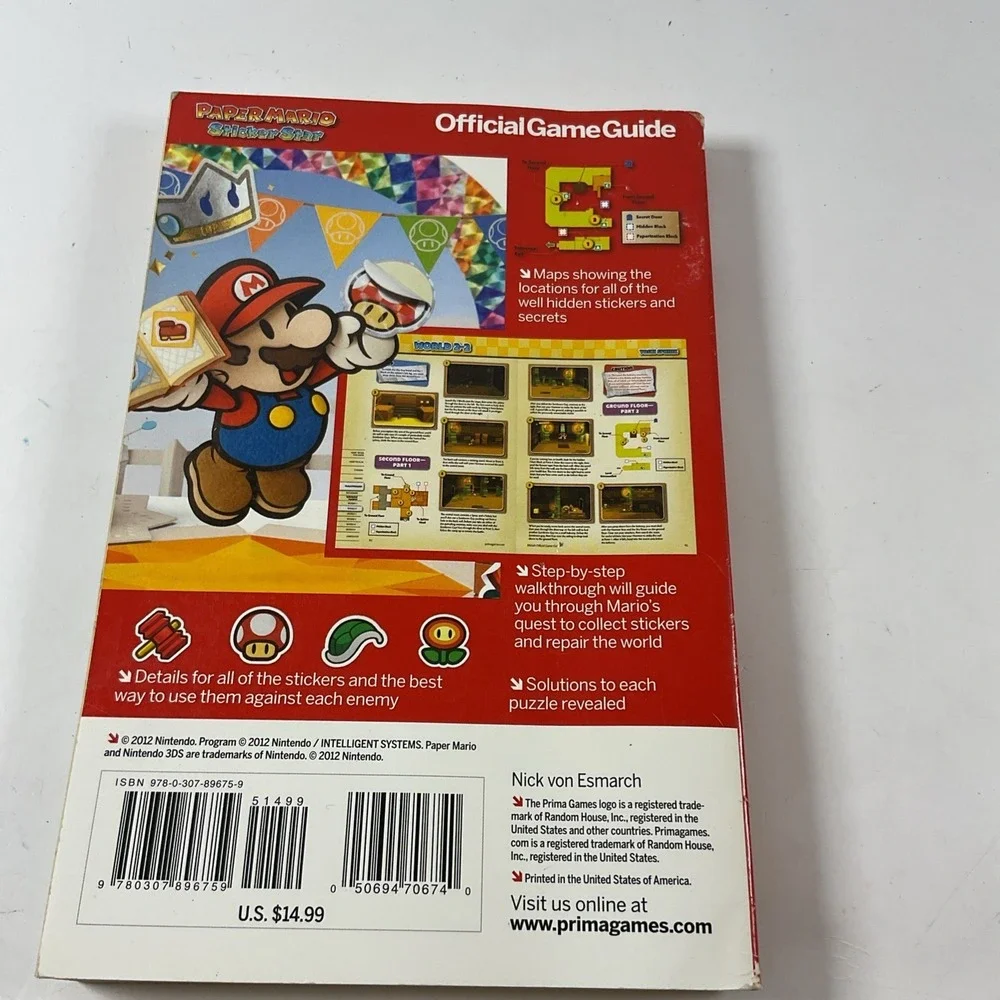 Paper Mario: Sticker Star Official Game Guide Prima